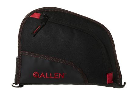 ALLEN CASE AUTO-FIT 9 HANDGUN BLACK RED