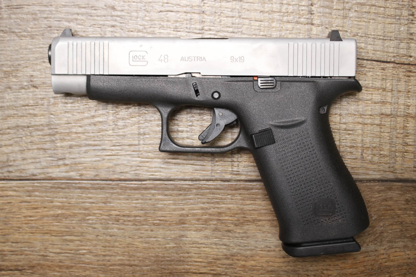 Glock 48 9mm Police Trade-In Pistol with Two Tone Finish