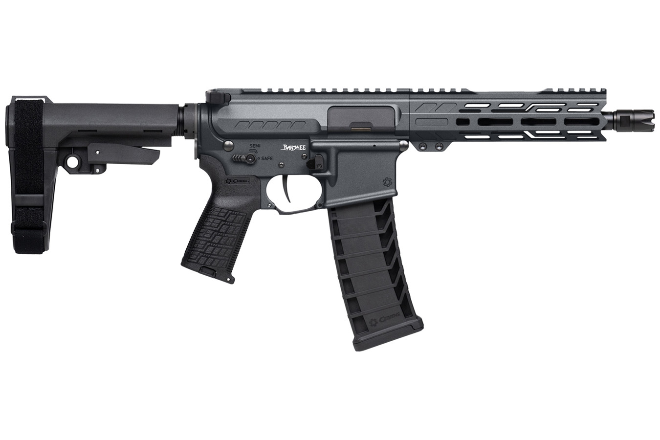CMMG Banshee MK4 9MM Pistol with Brace Tungsten