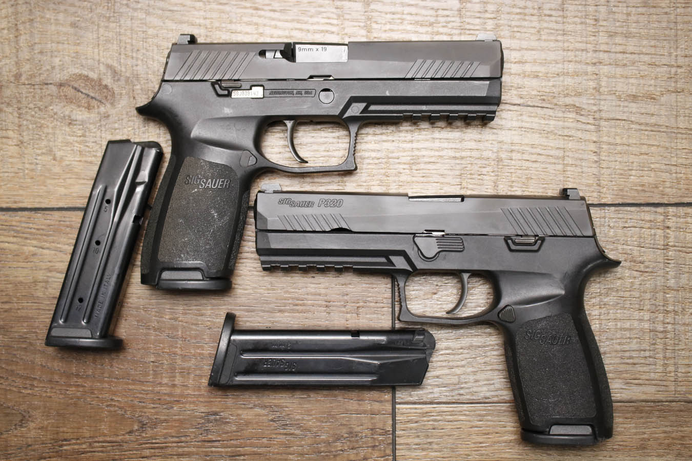 Sig Sauer P320 9mm Police Trade-In Full Size Pistol with Youngstown Ohio PD Logo (Good Condition)