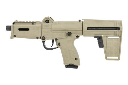 9MM LUGER 17+1 6` THREADED BARREL, TAN POLYMER RECEIVER W/PICATINNY RAIL, POLYME