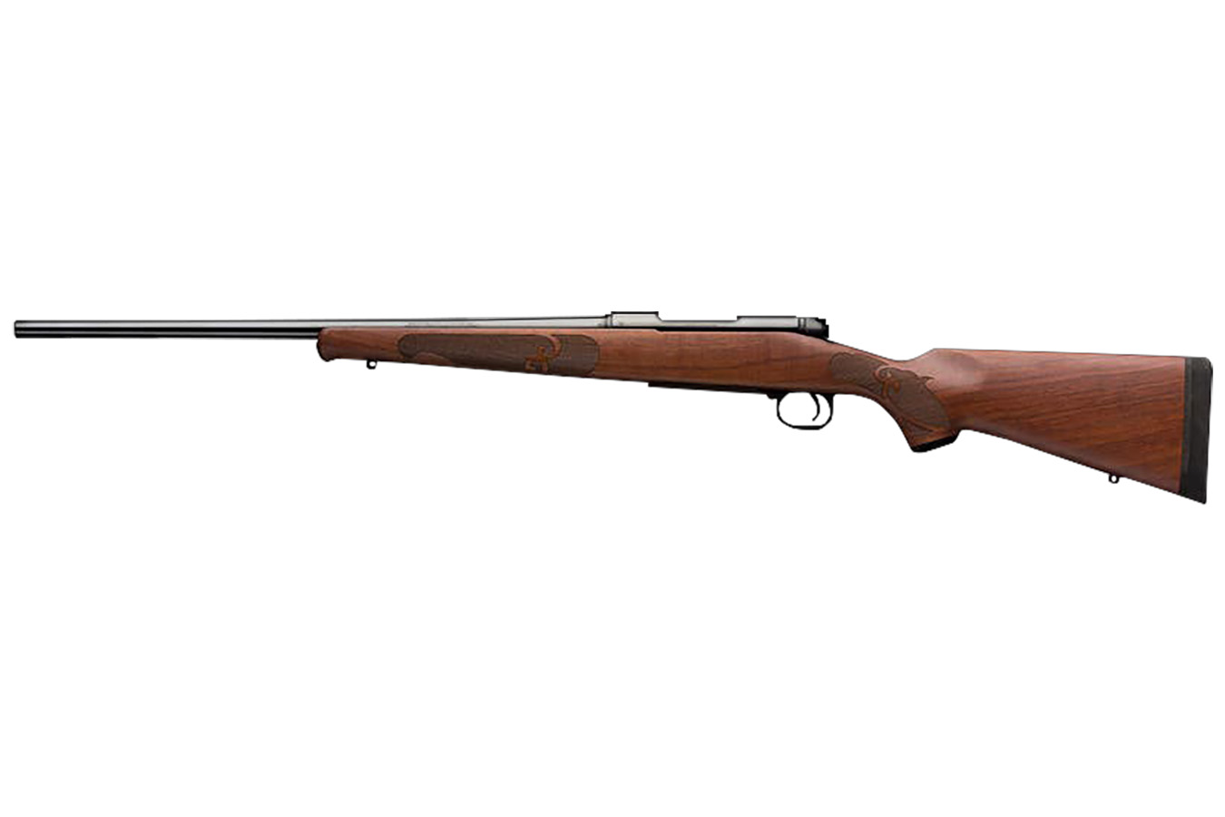 Winchester Model 70 Featherweight 300 WSM Bolt Action Rifle with Satin Walnut Feather Checkered Stock