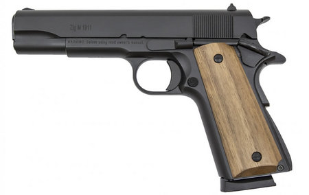 ZIG M1911 CLASSIC BLACK 45 WALNUT GRIPS