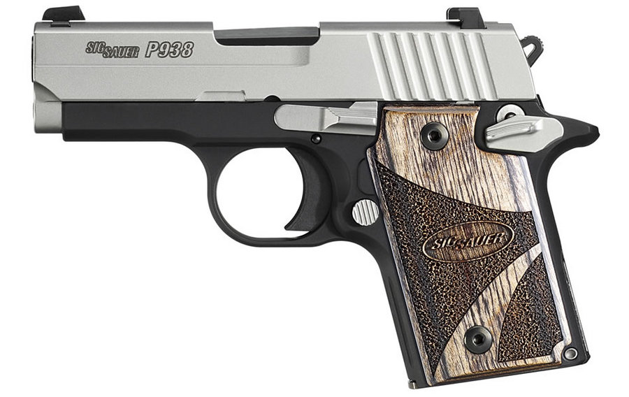 Sig Sauer P938 Blackwood 9mm Centerfire Pistol with 3 Mags (LE)