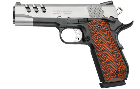 SMITH AND WESSON SW1911 45 ACP Performance Center Pistol with 4.25-inch Barrel and Ports