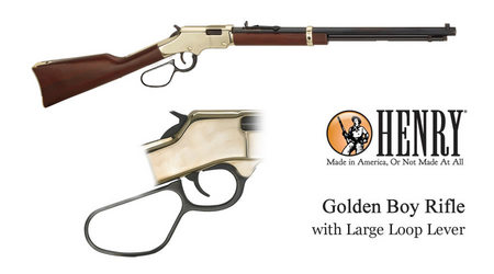 HENRY REPEATING ARMS GOLDEN BOY 17HMR WITH LARGE LOOP