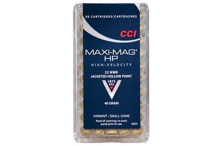 CCI 22 WMR 40 gr JHP Maxi-Mag 50/Box