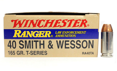 Winchester 40SW 165 gr JHP Ranger T-Series Police Trade 50/Box