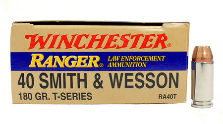 Winchester 40SW 180 gr JHP T-Series Police Trade 50/Box