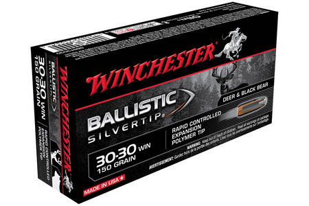 Winchester 30-30 Win 150 gr Polymer Tip Ballistic Silvertip 20/Box