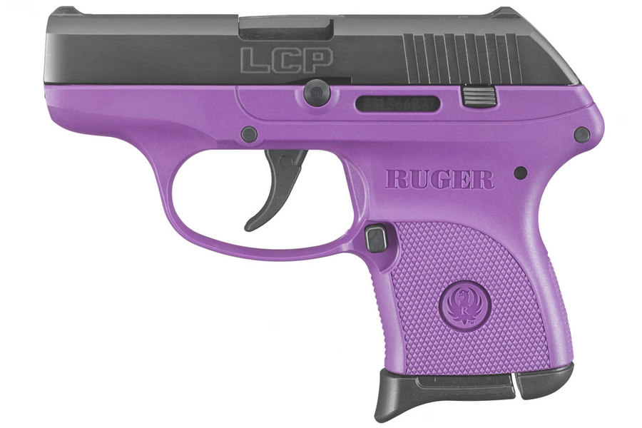 No. 10 Best Selling: RUGER LCP 380 ACP BLK SLIDE PURPLE LADY LILAC FRAME 2.75 IN BBL