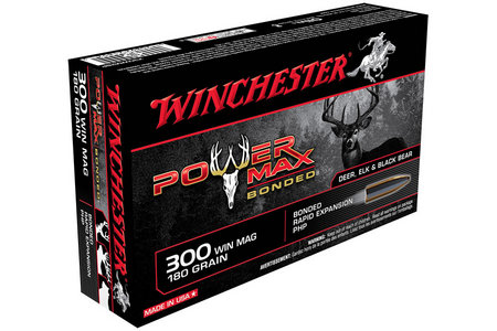 300 WIN MAG 180 GR POWER MAX BONDED