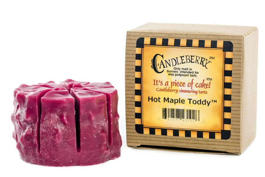 Candleberry Hot Maple Toddy Scented Candle Melts | Best Wax Melts for Candle Warmers | Scented Wax Melts | Cake Simmering Tart Melt