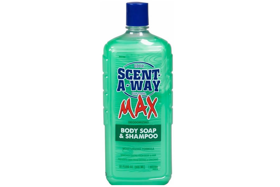 Hunters Specialties ScentAWay Max Body Soap and Shampoo 32 oz for