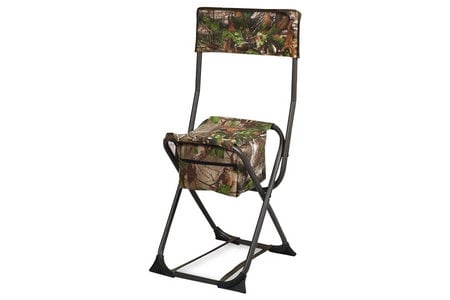 CAMO HUNTING CHAIR WITH BACK RTX GREEN