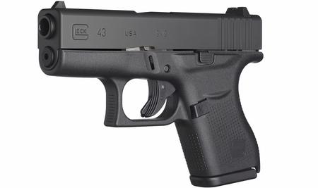 GLOCK 43 9mm Single Stack Pistol (Made in USA)