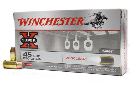 Winchester 45 Auto 230 gr Winclean BEB Super-X Police Trade 50/Box