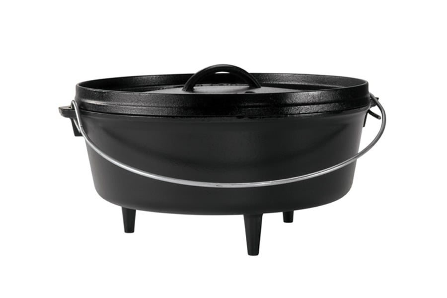 Lodge Cookware 12 Inch / 6 Quart Camp Dutch Oven