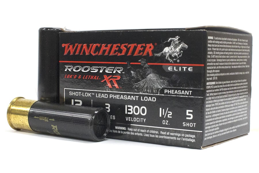 Winchester 12 Gauge 3 in. 1 1/2 oz #5 Shot Rooster XR 15/Box