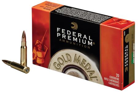 Federal 338 Lapua 300 gr Sierra MatchKing BTHP Gold Medal Match 20/Box