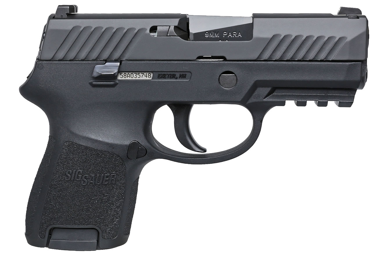 SIG SAUER P320 SUBCOMPACT 9MM WITH RAIL