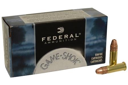 Federal 22LR 31 gr Copper Plated Hollow Point Game-Shok 500 Round Brick
