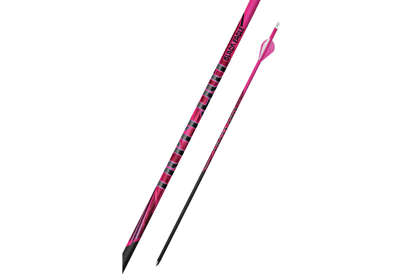 Black Eagle Outlaw Pink Fletched Arrows