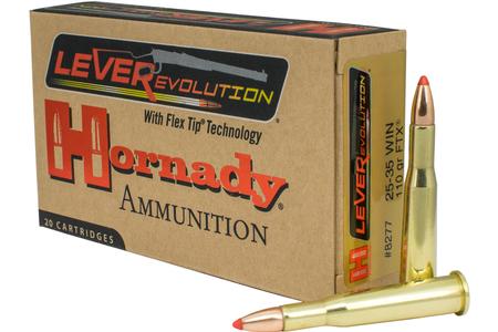 Hornady 25-35 Winchester 110 grain FTX LEVERevolution 20/Box