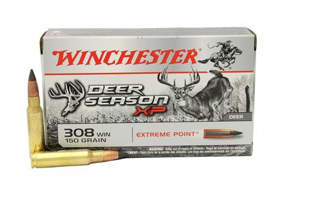 308 WIN 150 GR EXTREME POINT POLY TIP DEER SEASON XP