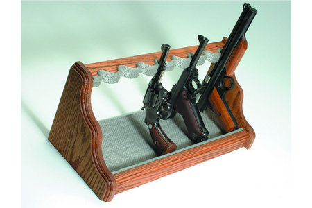 OAK PISTOL RACK SILVER LINING