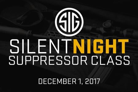 SIG SILENT NIGHT SUPPRESSOR CLASS