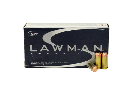 Speer 40SW 180 gr TMJ Lawman Trade Ammo 50/Box