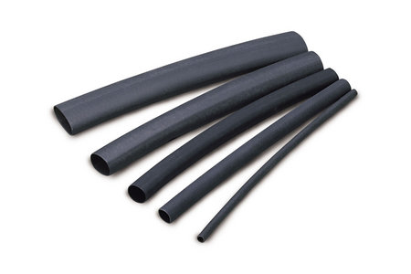 HEAT SHRINK 1/4X6 BLACK