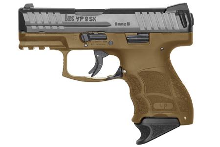 VP9SK SUBCOMPACT 9MM FDE THREE 10RD MAGAZINES AND NIGHT SIGHTS