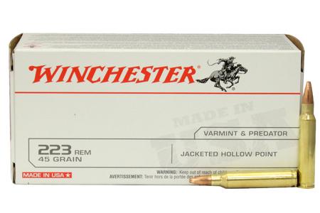 WINCHESTER AMMO 223 Remington 45 gr JHP 40/Box