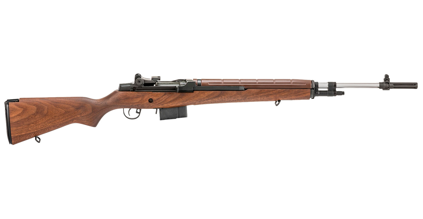 Springfield M1a Loaded 308 With Walnut Stock And Stainless Steel Barrel Sportsman S Outdoor
