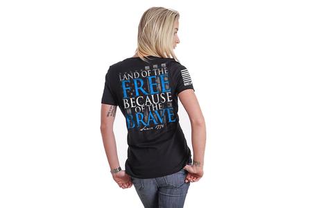 BECAUSE OF THE BRAVE WOMEN SS TEE