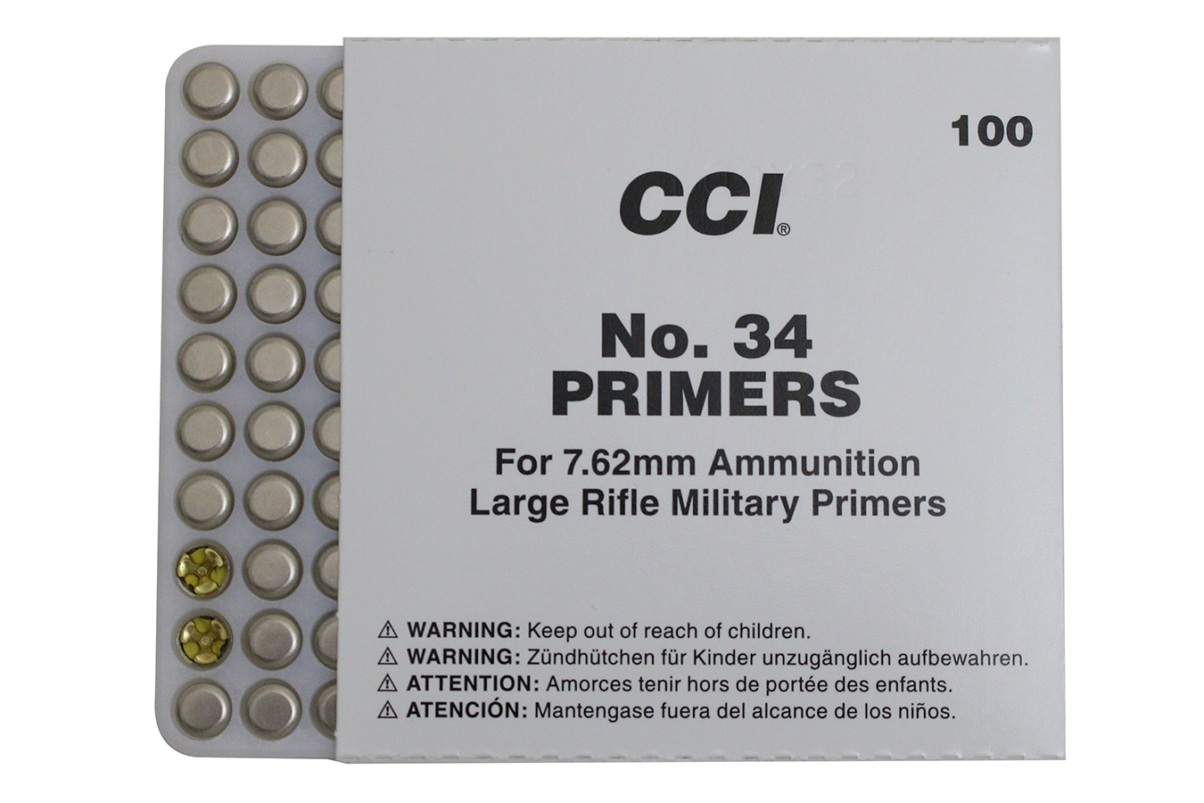CCI Large Rifle 7.62mm NATOSpec Military Primers