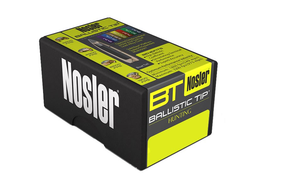 Nosler 270 Cal .277 140 gr Spitzer Ballistic Tip Yellow 50/Box