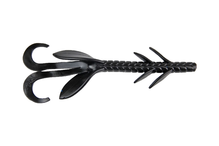 Xzone Lures Muscle Back Hawg Hunter Black / 6