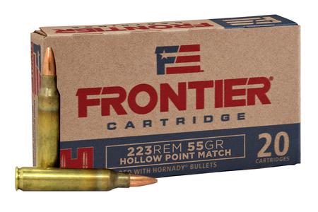 HORNADY 223 REM 55 GR HOLLOW POINT MATCH FRONTIER