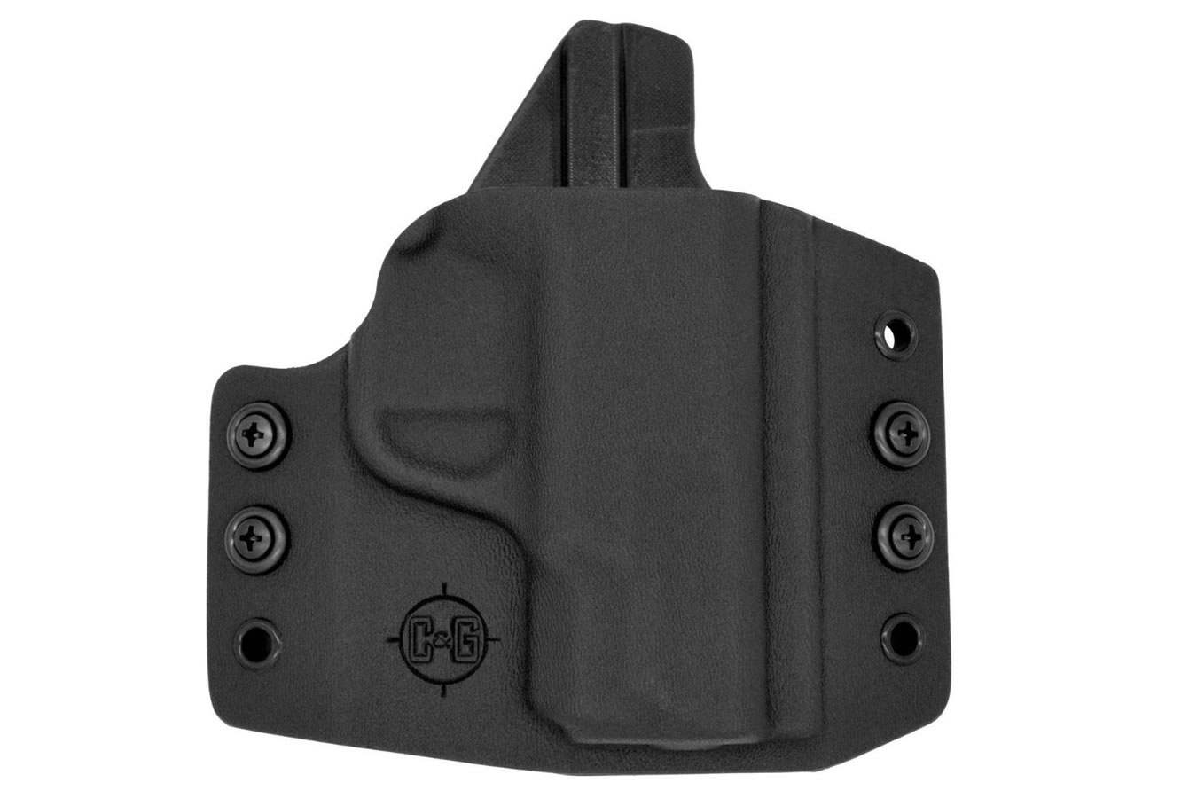 C&G OWB Covert Kydex Holster for SW MP Shield 1.0/2.0/Plus Pistols (Left Handed)