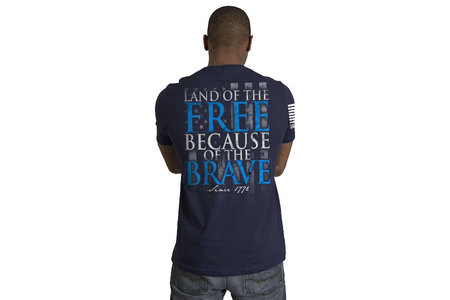 BECAUSE OF THE BRAVE SS TEE