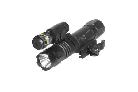 LEAPERS FLASHLIGHT/RED LASER W/QUICK DETACH