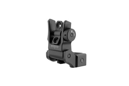 Leapers Low Profile Flip-up Rear Sight with Dual Aiming Aperture