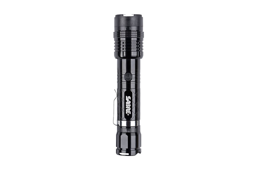 Shop Sabre 1.139uC Stun Gun w/ Flashlight and Holster for Sale | Online ...