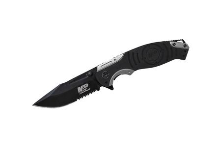 SWMP13GS LINER LOCK DROP POINT BLADE