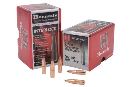 HORNADY 6MM .243 100 GR BTSP INTERLOCK