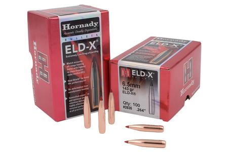 HORNADY 6.5MM .264 143 GR ELD-X