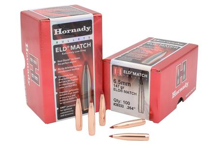 HORNADY 6.5MM .264 147 GR ELD MATCH